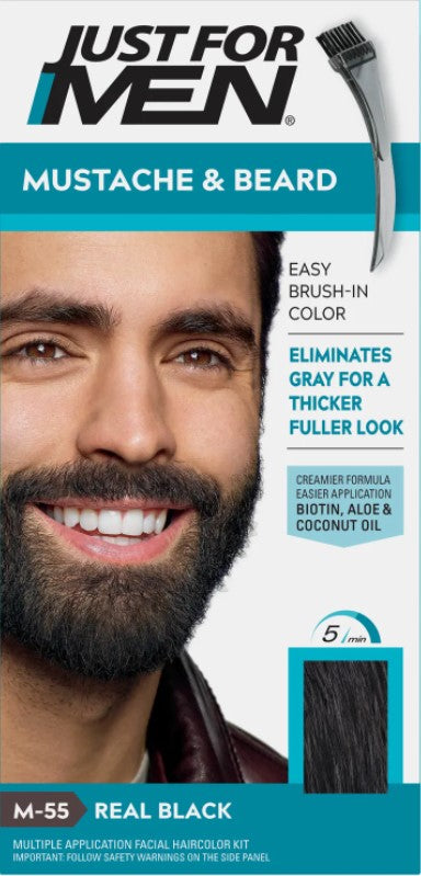 Just For Men Mustache & Beard Real Black M-56