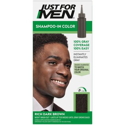 Just For Men Shampoo-in Color, Darkest Brown-Black, 1oz