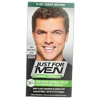 Just For Men Shampoo-in Color, Darkest Brown, Size 1