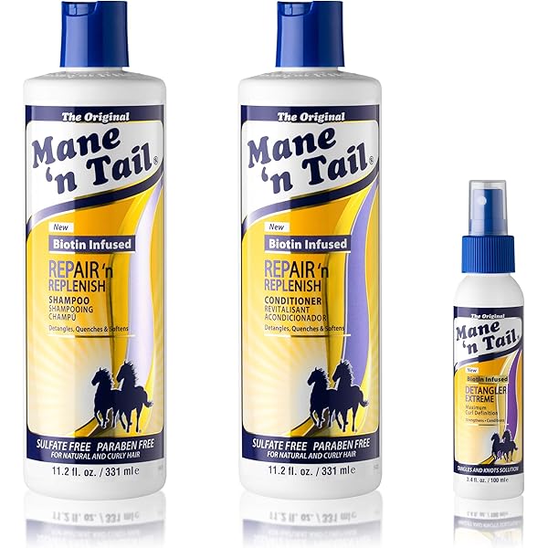 Mane N Tail Biotin Shampoo 11.2 OZ Repair 'n Replenish