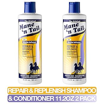 Mane N Tail Biotin Shampoo 11.2 OZ Repair 'n Replenish
