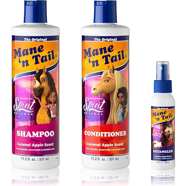 Mane N Tail Spirit Shampoo 11.2 Oz Caramel & Apple Pack of 4