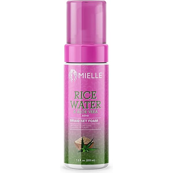Mielle Rice Water Braid Set Foam 7.5 oz