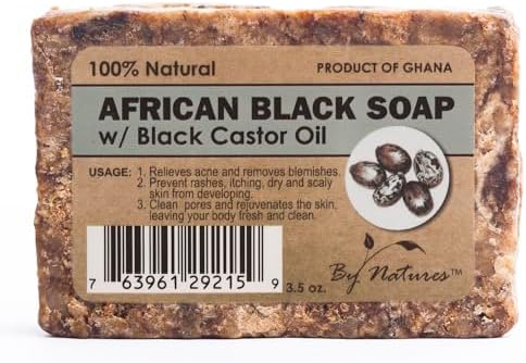 Natures Aid African Black Soap 6.5 Oz Pack of 1