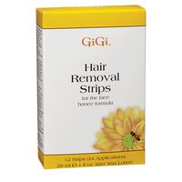 GIGI Hair Removal Strips for Face, 1 fl oz