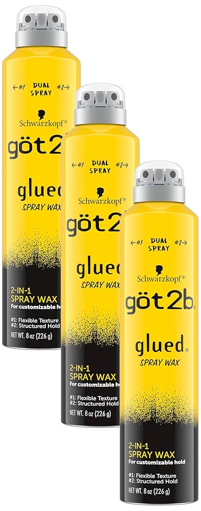 Schwarzkopf Got2B Glued Hair Mousse 8oz Pack of 1