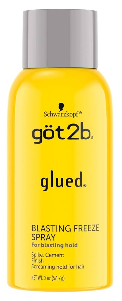 Schwarzkopf Got2b Glued Blasting Freeze Spray, 2 OZ