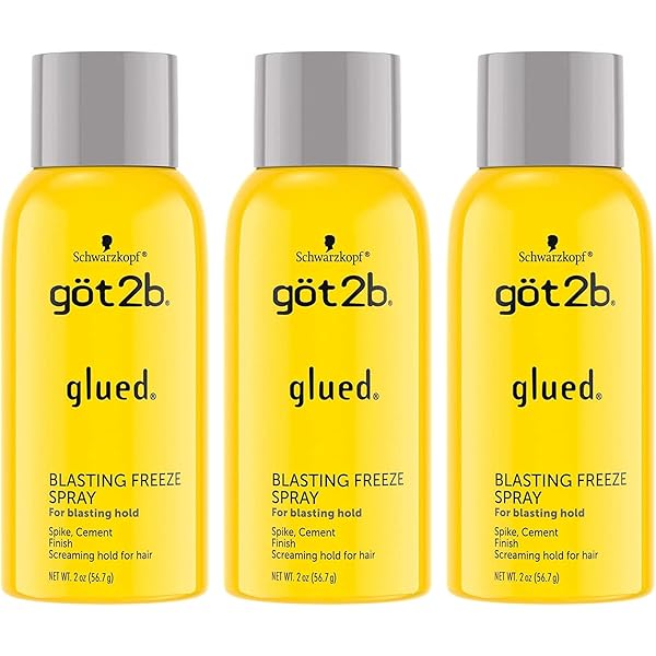 Schwarzkopf Got2b Glued Blasting Freeze Spray, 2 OZ