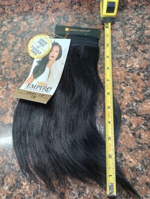 Sensacional Empire Yaki 10 Inch Weave Hair - Dark 2