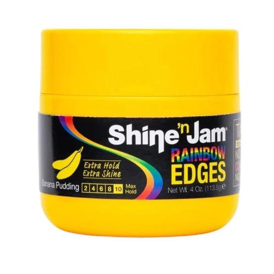 Shine N Jam Rainbow Edges Banana Pudding 4 Oz