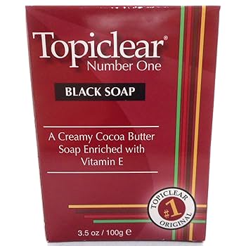 Topiclear Black Soap 3.5 Oz Number One