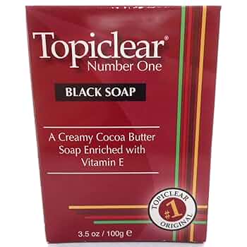 Topiclear Black Soap 3.5 Oz Number One