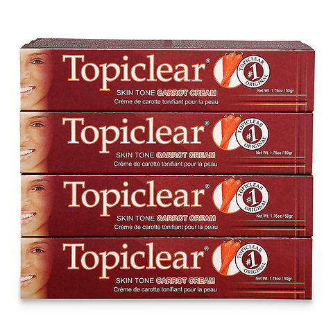 Topiclear Carrot Cream Skin Lightening 1.76 Oz.