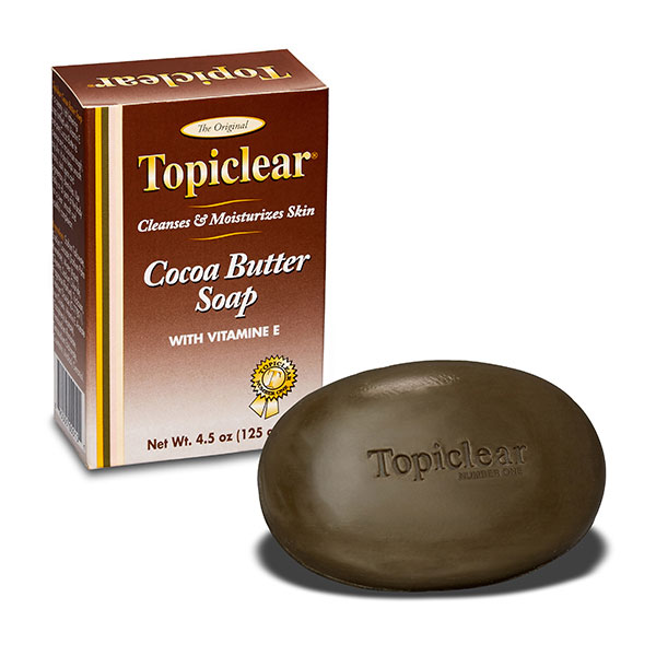 Topiclear Cocoa Butter Soap, Cleanses Moisturizes, 4.5 oz