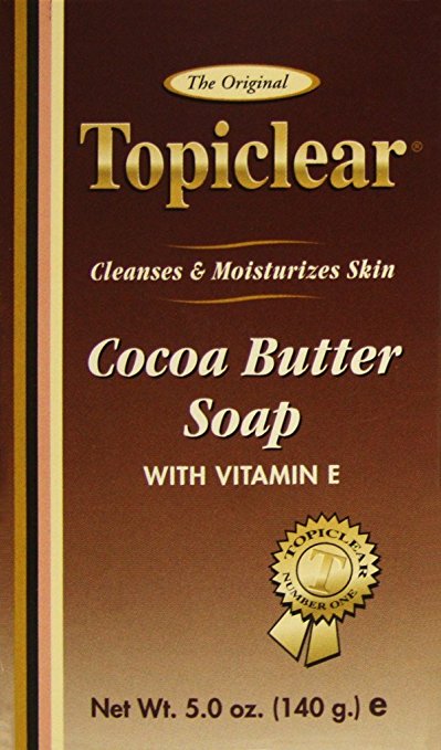 Topiclear Cocoa Butter Soap, Cleanses Moisturizes, 4.5 oz
