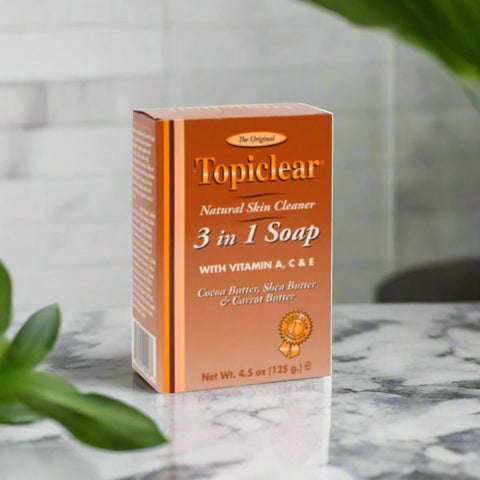 Topiclear Cocoa Butter Soap, Cleanses Moisturizes, 4.5 oz