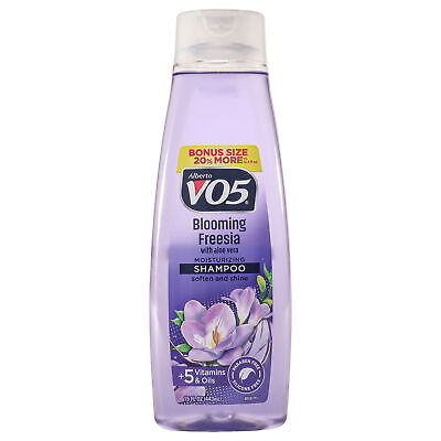 VO5 Moisturizing Blooming Freesia Shampoo Bottles