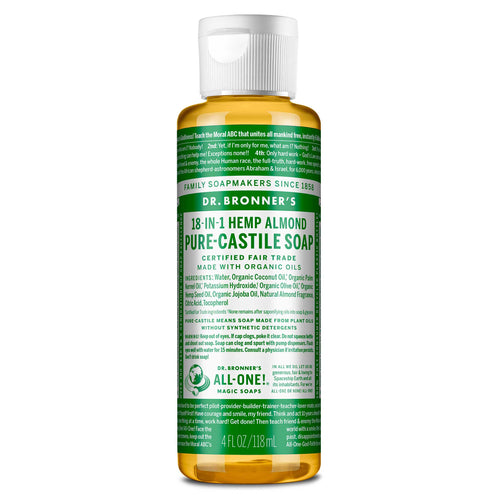 Dr. Bronner's Organic Pure Castile Liquid Soap Almond