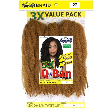 Urban Beauty QueenB Braid Q-Ban Twist 3X – Color #27