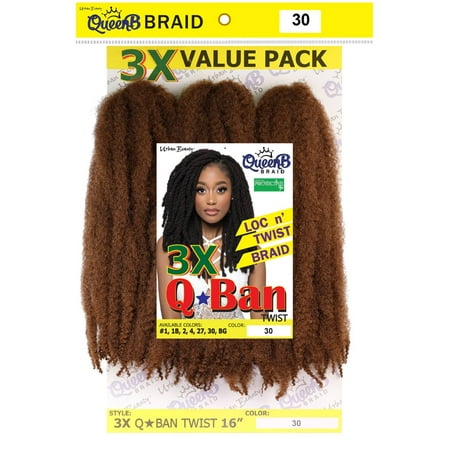 Urban Beauty QueenB Braid Q-Ban Twist 3X – Color #30