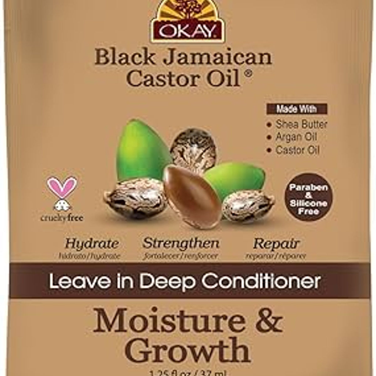 Okay Pure Naturals Black Jamaican Leave-in Conditioner 1.5 oz