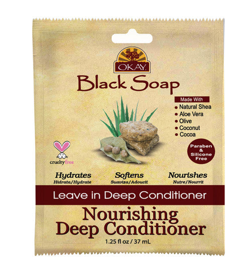 OKAY Black Soap Deep Conditioner Nourishing 1.25 Oz
