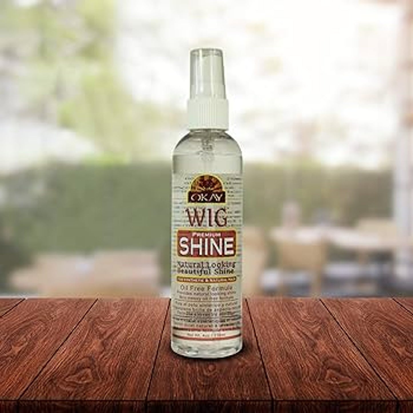 Okay Wig Shine Premium Oil-Free, Paraben-Free, 2 oz