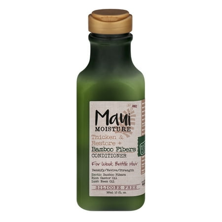 Maui Moisture Bamboo Fiber Conditioner 13 OZ Thicken & Restore