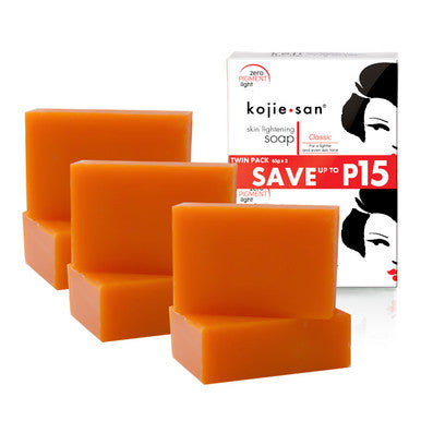 Kojie San Skin Lightening Soap, Pack of 3, 65g Each