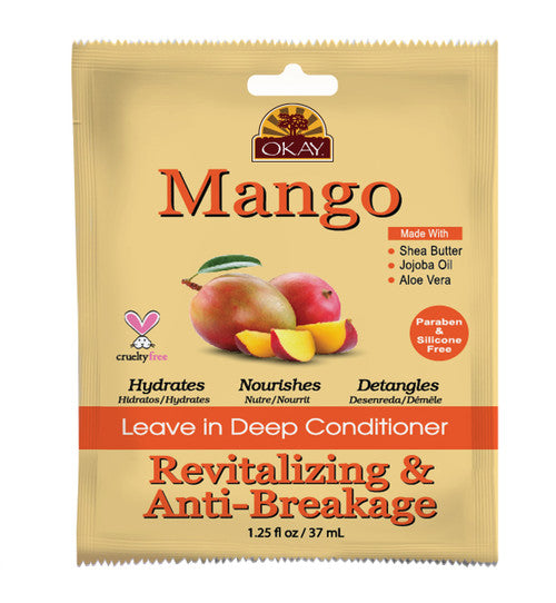 OKAY Mango Leave-In Conditioner Anti Breakage 1.5 Oz
