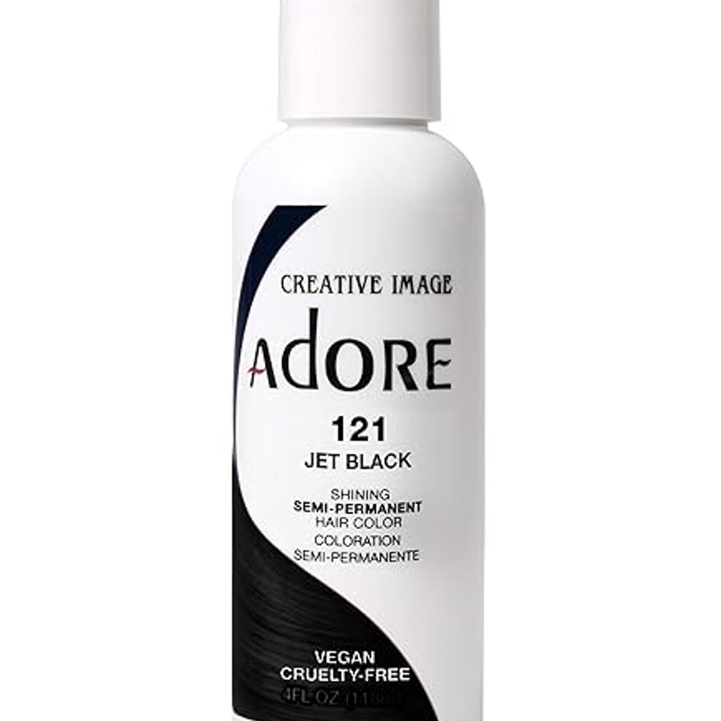 ADORE Semi-Permanent Hair Color Jet Black 4 oz