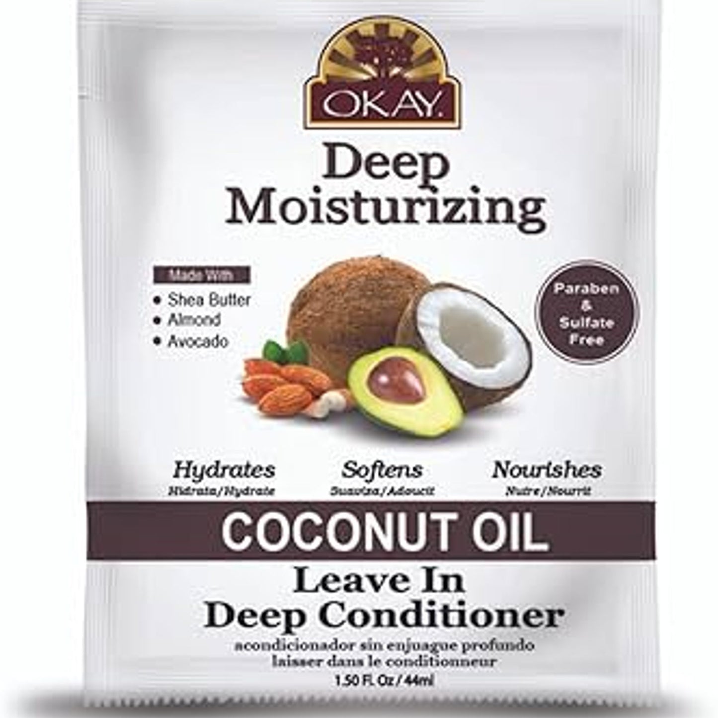 OKAY Argan Oil Deep Conditioner Leave-In 1.5 oz