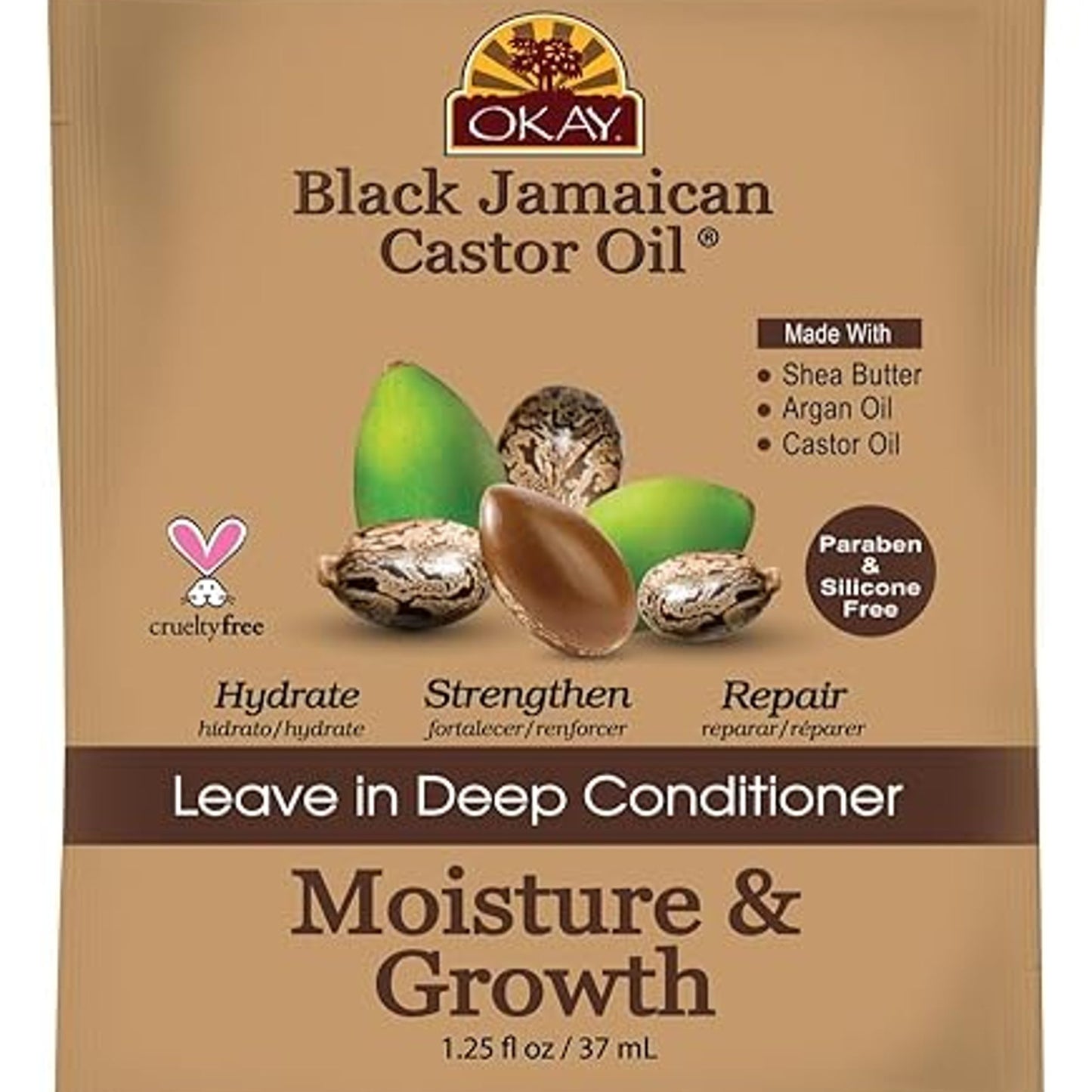 OKAY Black Soap Deep Conditioner Nourishing 1.25 Oz