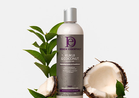 Design Essentials Kukui & Coconut Hydrating Leave-in Conditioner 12oz