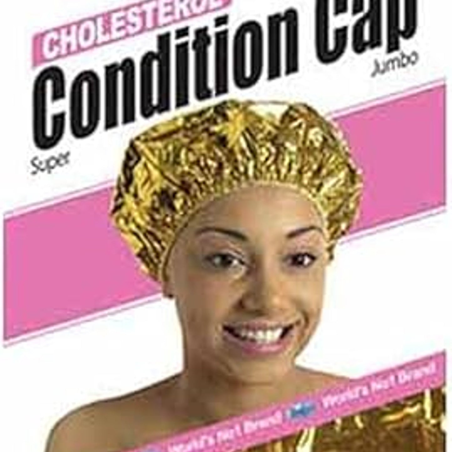 Dream Cholesterol Conditioning Cap, One Size, Gold Vinyl